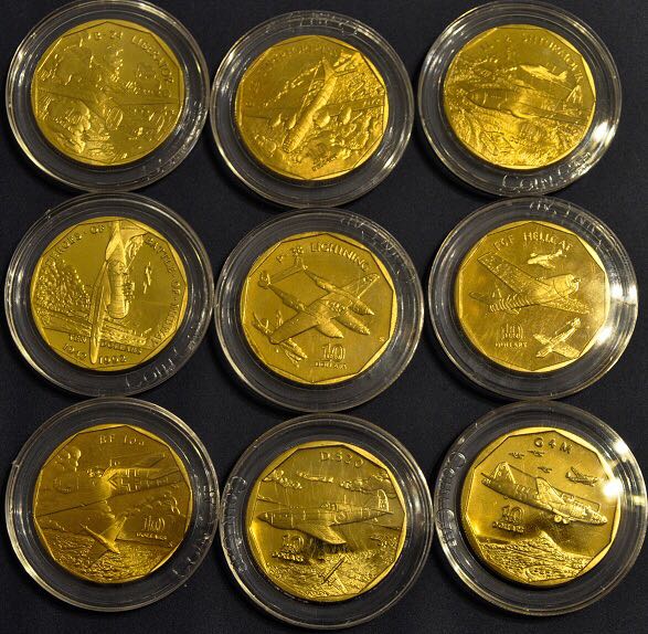 Marshall Islands Legendary Aircraft Of WW2  coin collectible - Main Image 2