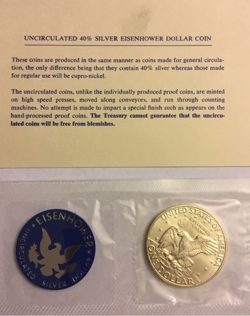 1973 Eisenhower Dollar  coin collectible - Main Image 2