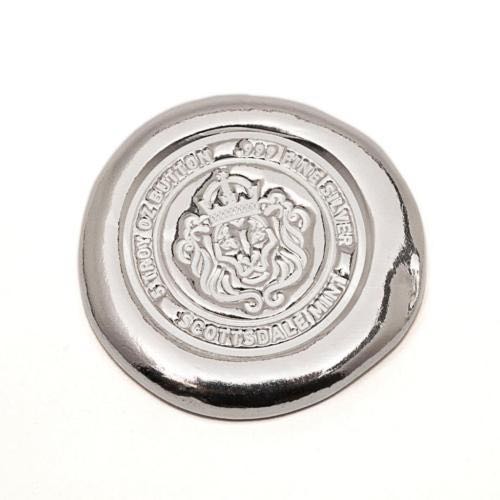 Scottsdale 5 Oz. Silver Button  coin collectible - Main Image 2