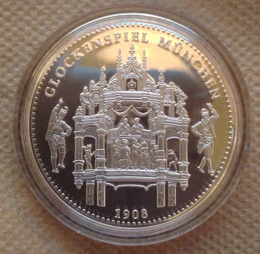 850 Jahre Stadt Munchen- Glockenspiel Munchen  coin collectible - Main Image 2