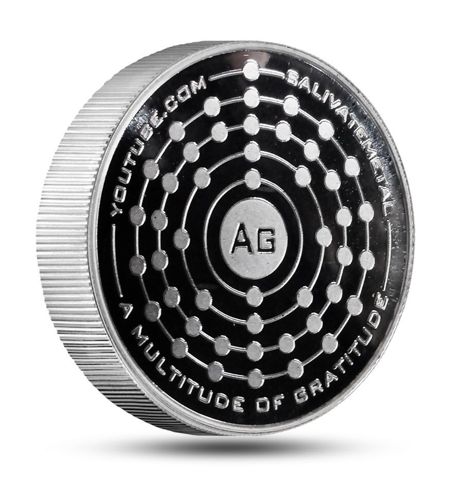 Salivate Metal Proof  coin collectible - Main Image 2