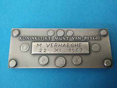 Royal Mint Of Belgium Plaque  coin collectible - Main Image 2