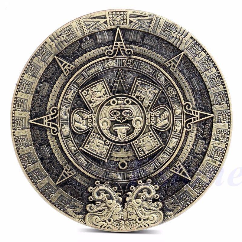 Mayan Aztec Calendar Prophecy Token  coin collectible - Main Image 2