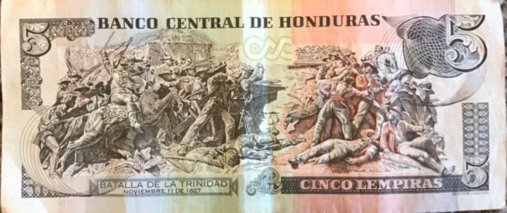 Morazán 2008 5 Lempiras  coin collectible - Main Image 2