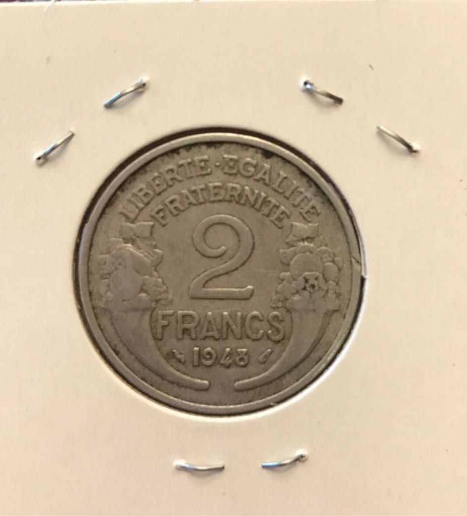 1948 France 2 Franc  coin collectible - Main Image 2
