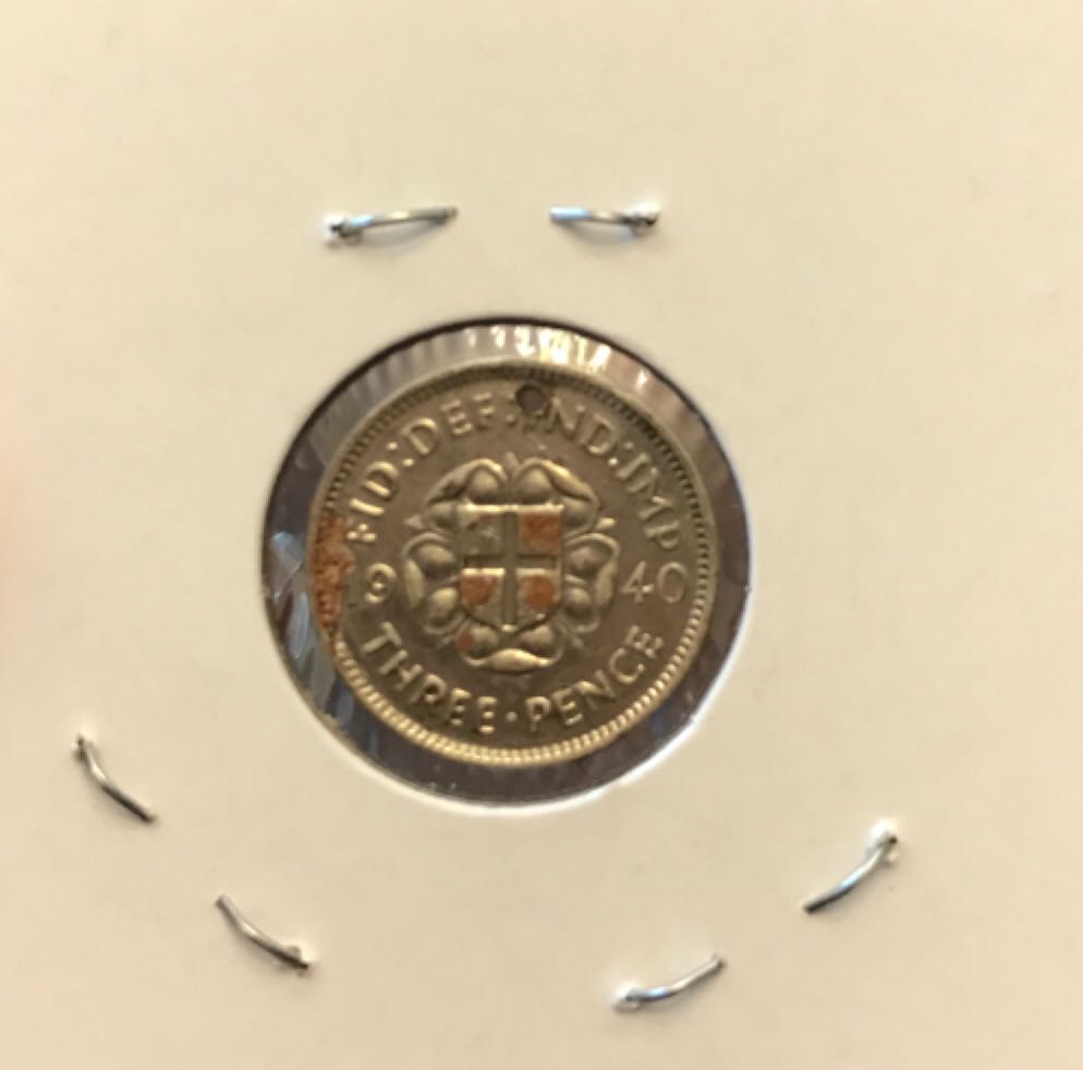 1940 Great Britain 3 Pence  coin collectible - Main Image 2