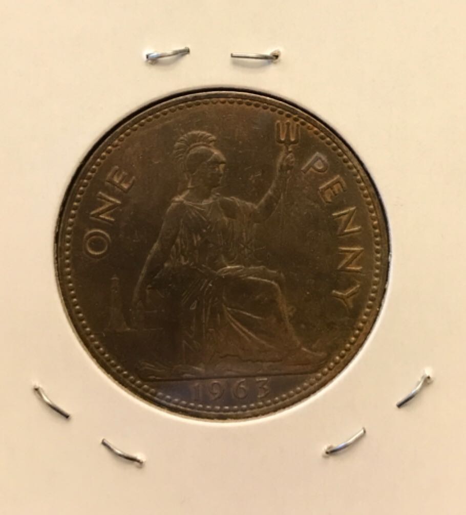 1963 Great Britain Penny  coin collectible - Main Image 2