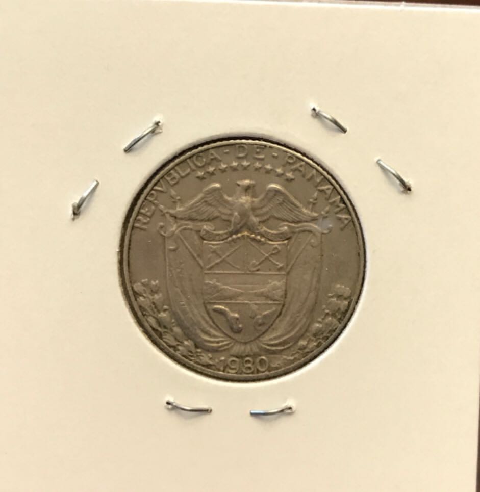 1966 Panamanian 1/4 Balboa  coin collectible - Main Image 2