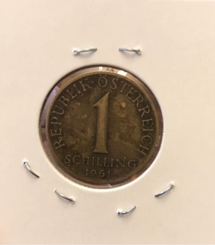 1961 Austria 1 Schilling  coin collectible - Main Image 2