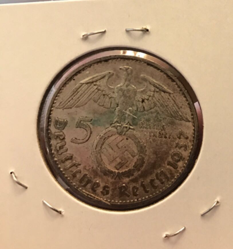 1937 Germany 5 Reichsmark  coin collectible - Main Image 2