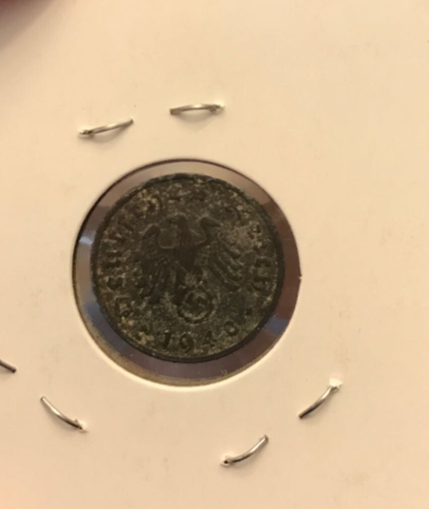 1940 German 1 Reichspfennig  coin collectible - Main Image 2