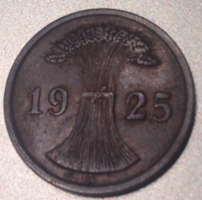1925 2 Deutsches Reich Pfennig  coin collectible - Main Image 2