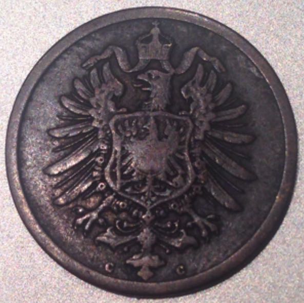 1876 2 Deutsches Reich Pfennig  coin collectible - Main Image 2