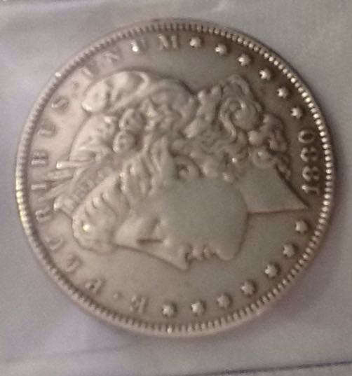 1890 Usa Silver Dollar  coin collectible - Main Image 2