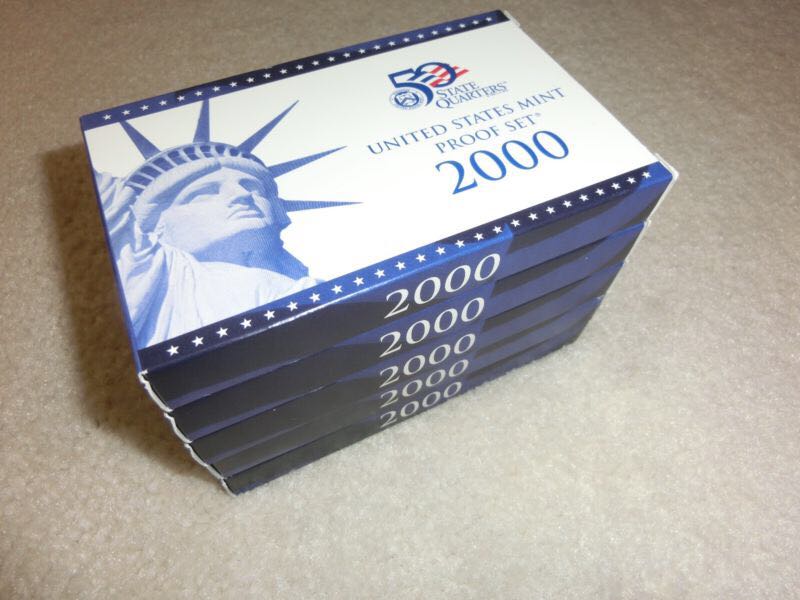 2000 50 State Quaters Proof Set  coin collectible - Main Image 2