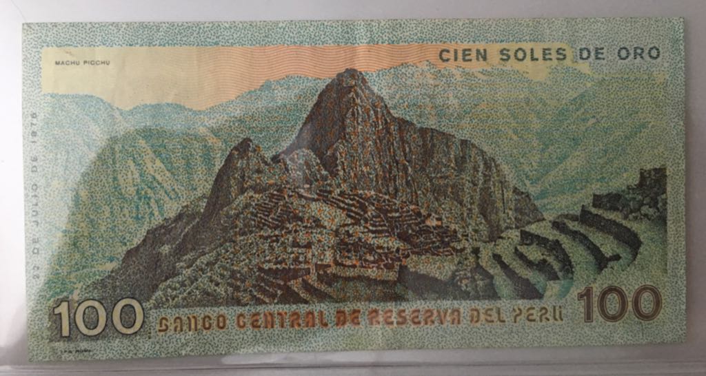 Cien Soles De Oro  coin collectible - Main Image 2