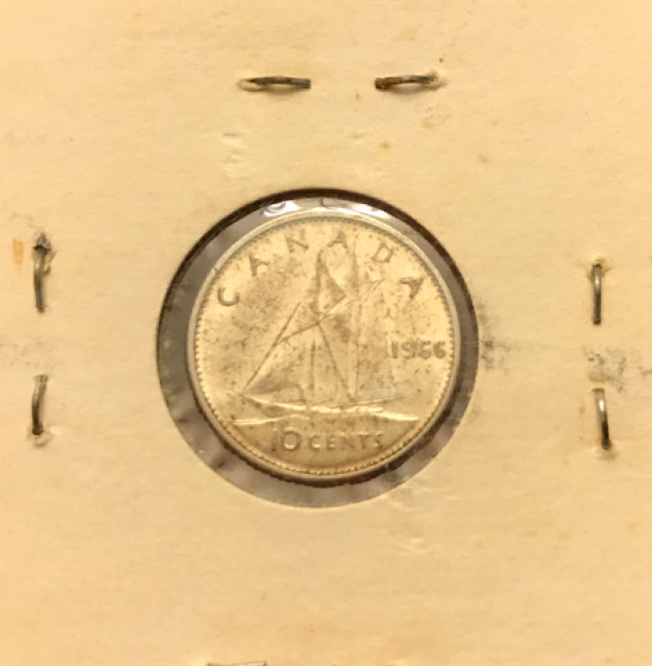 1966 Canadian Dime  coin collectible - Main Image 2