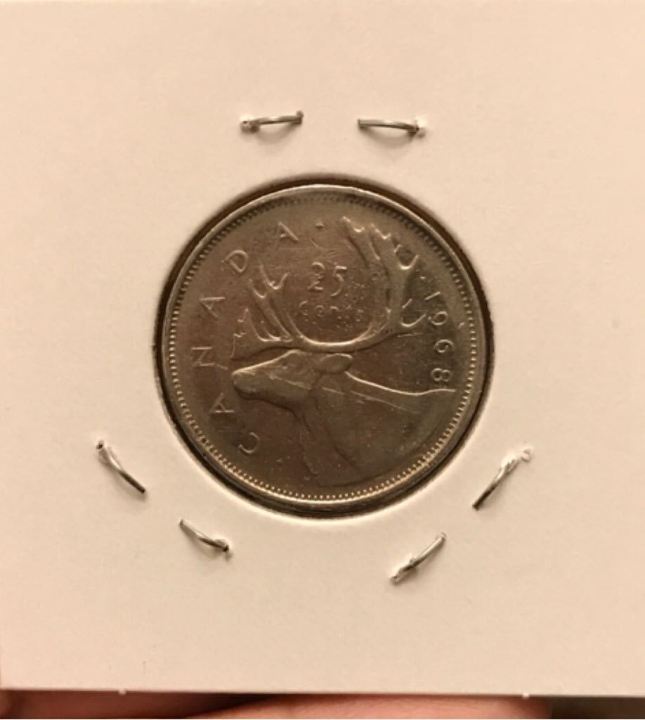 1968 Canadian Quarter  coin collectible - Main Image 2