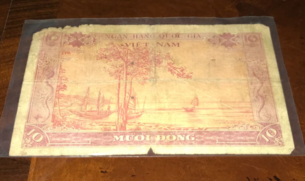1955 Vietnamese 10 Dong  coin collectible - Main Image 2
