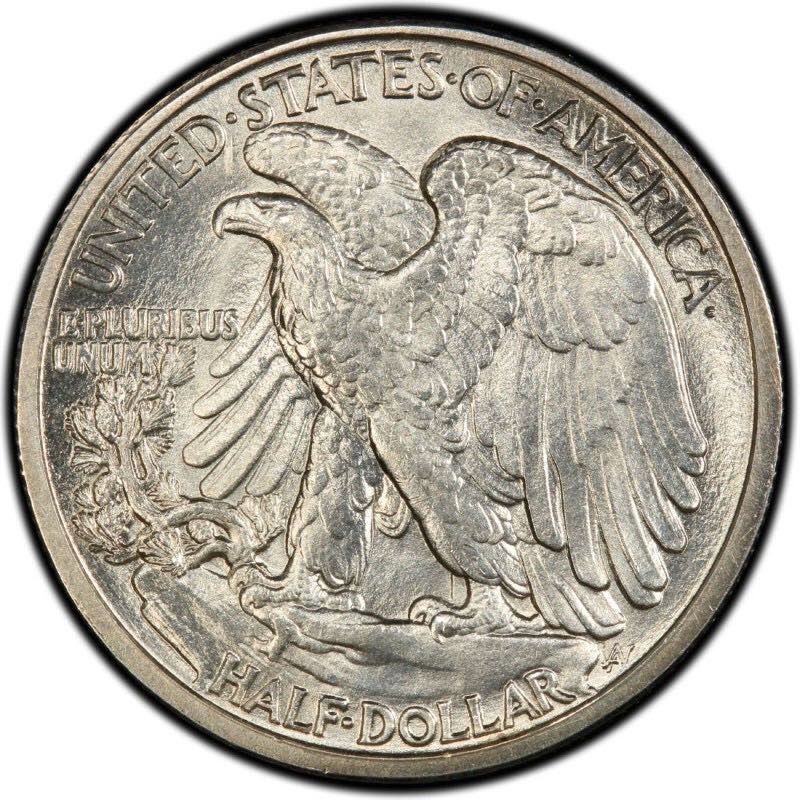 Walking Liberty Half Dollar 1917  coin collectible - Main Image 2
