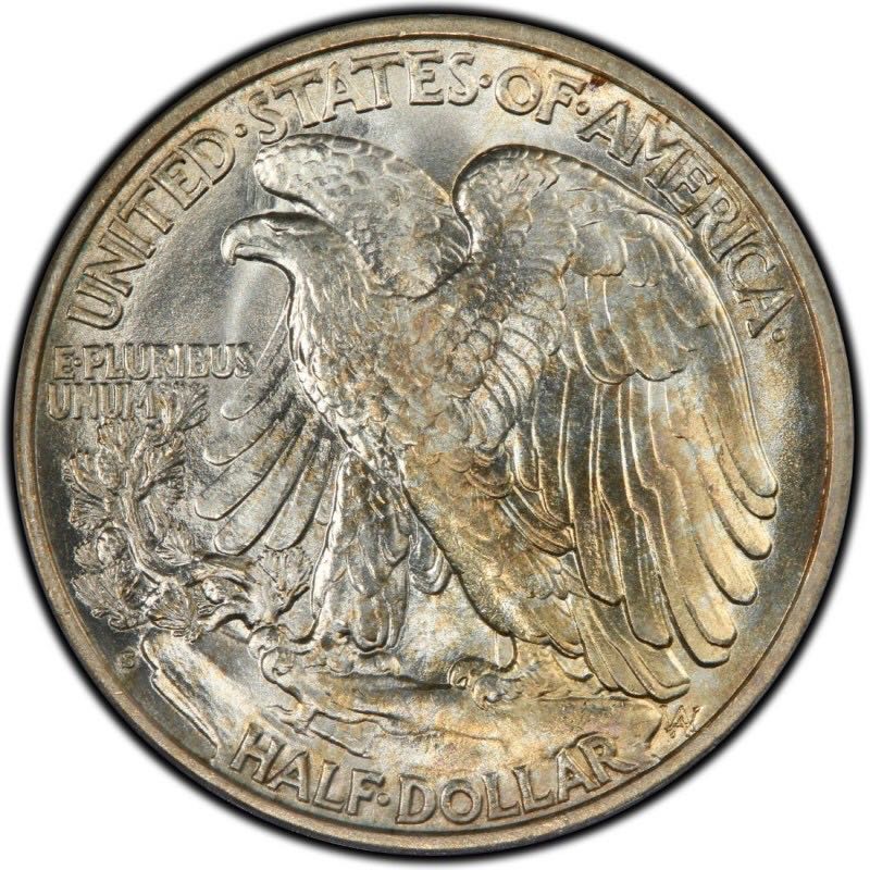 1921 Liberty Standing Half Dollar  coin collectible - Main Image 2