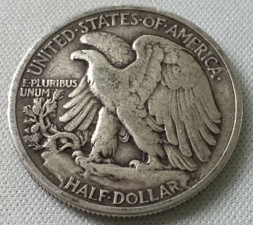 1937 Liberty Standing Half Dollar  coin collectible - Main Image 2