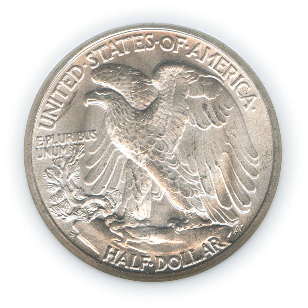 1946 Liberty Standing Half Dollar  coin collectible - Main Image 2