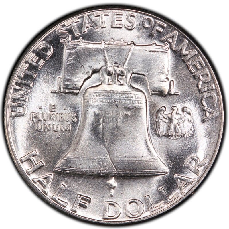 1961 Franklin Half  coin collectible - Main Image 2