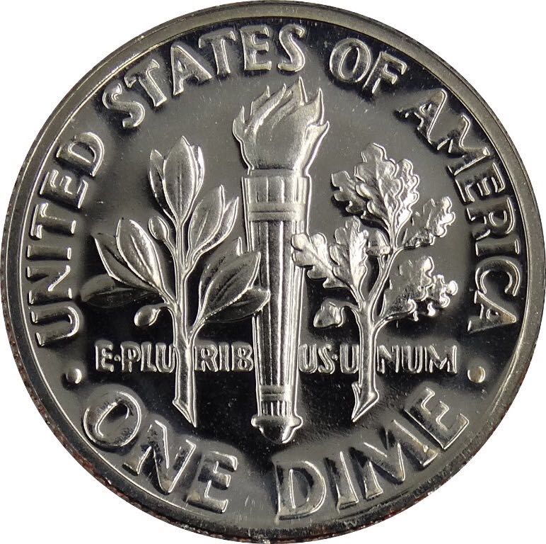 Roosevelt Dime 1968  coin collectible - Main Image 2