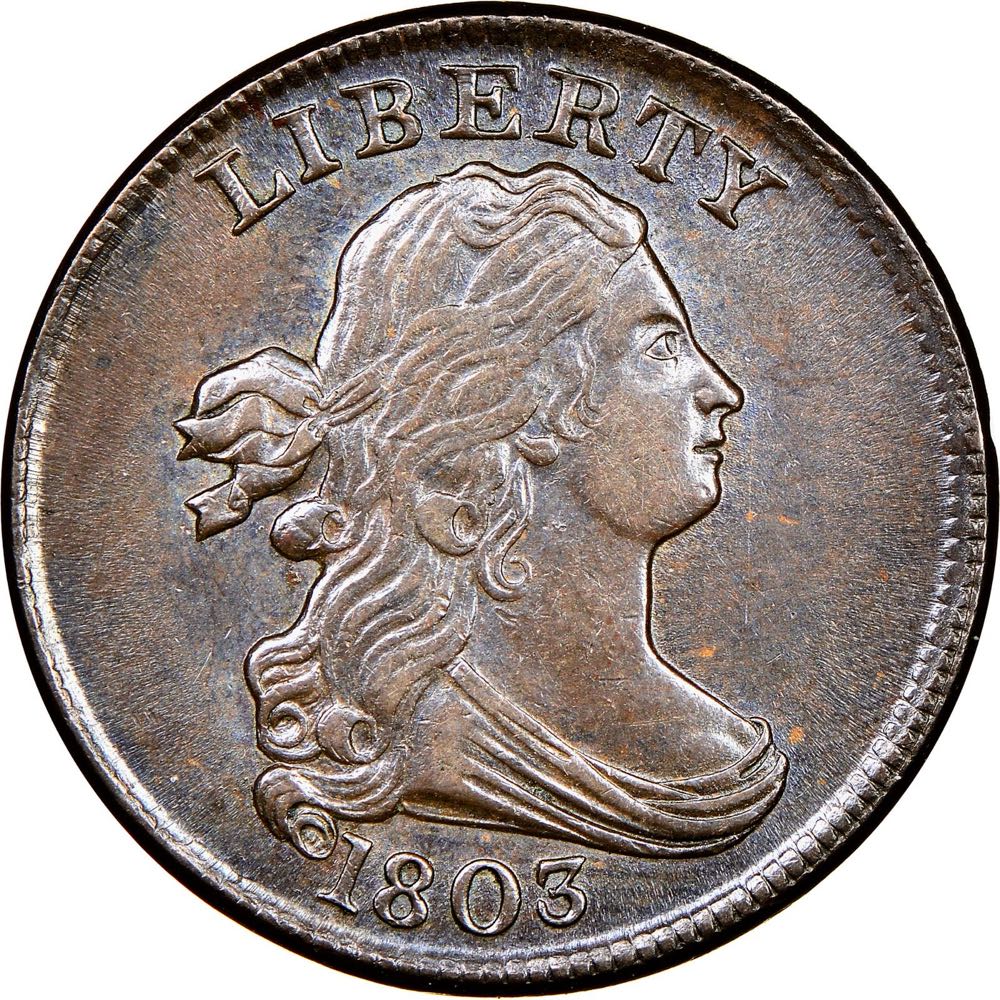 Draped Bust Half Cent  coin collectible - Main Image 3