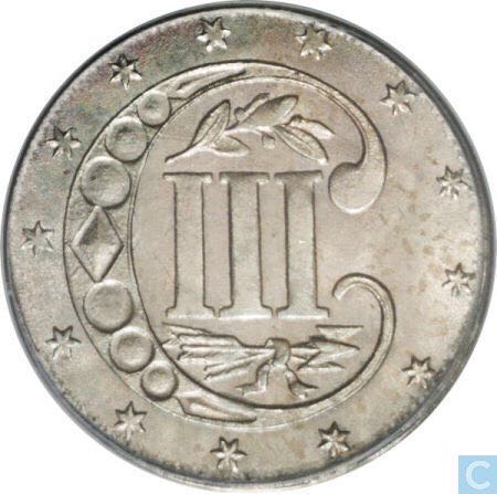 Three Cent Silver (Trimes)  coin collectible - Main Image 2