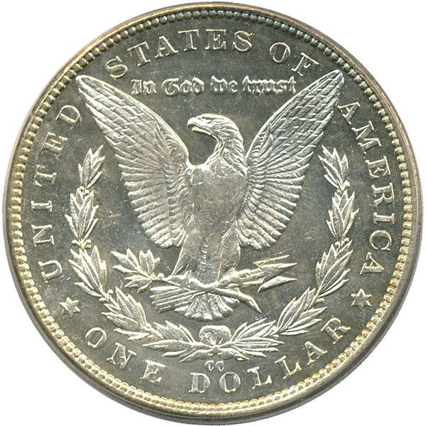 1890 Silver Dollar B  coin collectible - Main Image 2