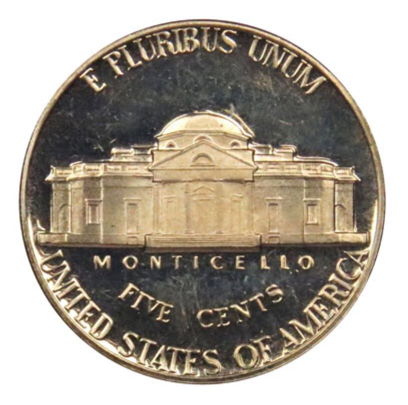 1974 Jefferson Nickel  coin collectible - Main Image 2