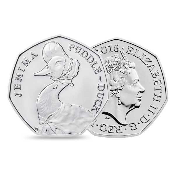 50p Jemima Puddle Duck  coin collectible - Main Image 2