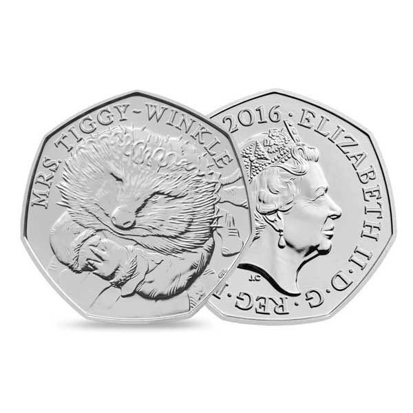 50p Miss Tiggy-Winkle  coin collectible - Main Image 2