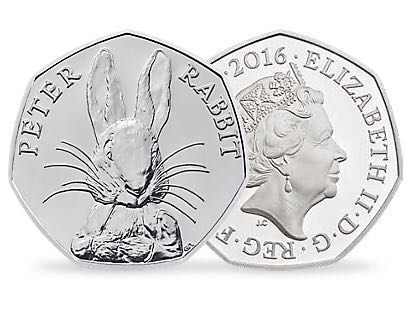 50p Peter Rabbit  coin collectible - Main Image 2