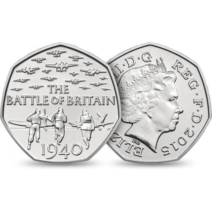 50p Battle Of Britain  coin collectible - Main Image 2
