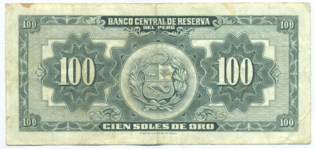 Cien Soles De Oro  coin collectible - Main Image 2