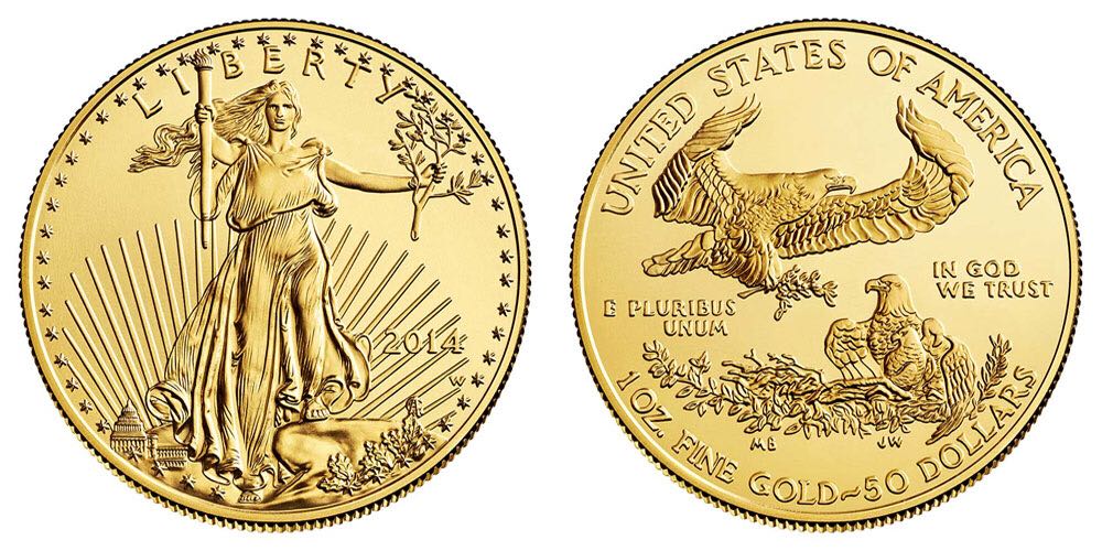 $10 Dollar Gold Eagle  coin collectible - Main Image 2