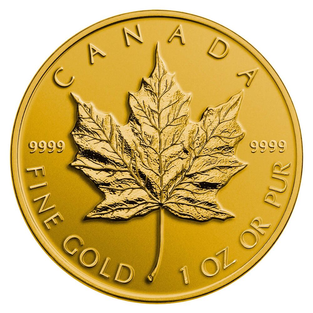 $50 Gold Maple Leaf  coin collectible - Main Image 2