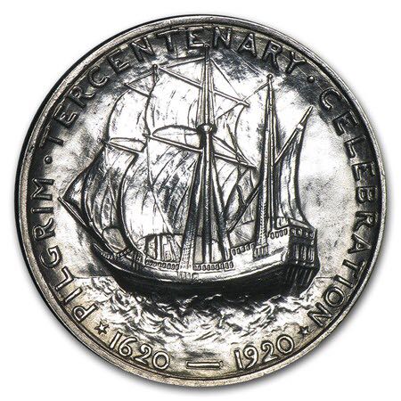 Half Dollar Pilgrim  coin collectible - Main Image 2