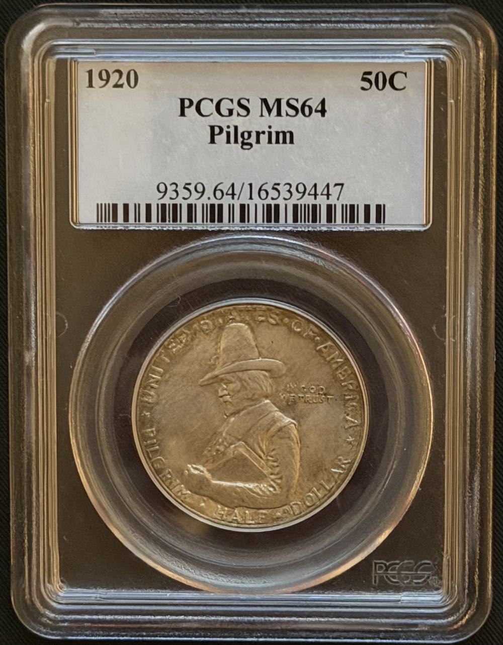 Half Dollar Pilgrim  coin collectible - Main Image 3