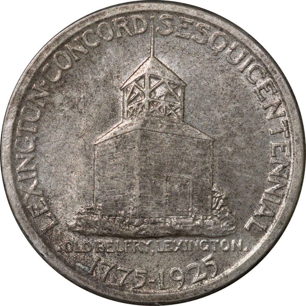 1925 Lexington - Concord Sesquicentennial Half Dollar  coin collectible - Main Image 2
