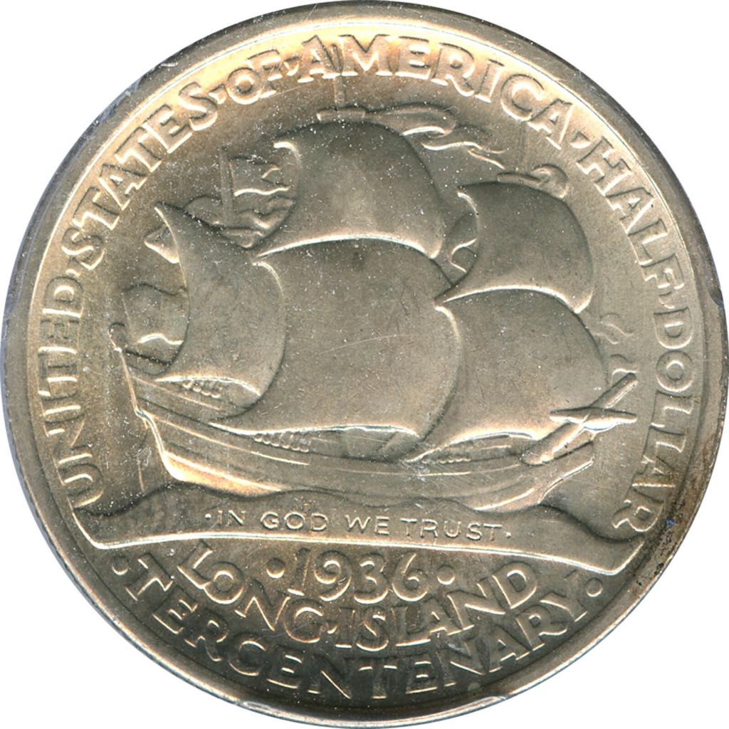 1936 Long Island Tercentenary  coin collectible - Main Image 2