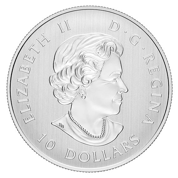 Canadian Maple Leaves 1/2 Oz Pure Silver  coin collectible - Main Image 2