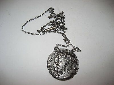 George V Coronation Medal Mounted  coin collectible - Main Image 2