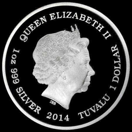 Augustus Saint-Gaudens Tuvalu Silver  coin collectible - Main Image 2