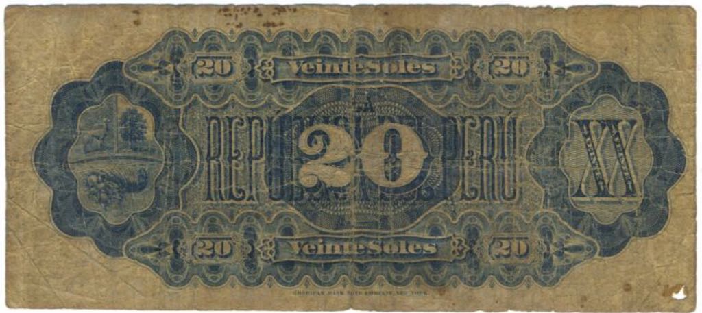 Veinte Soles  coin collectible - Main Image 2