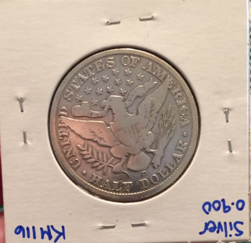 1906-D Barber Half dollar  coin collectible - Main Image 2
