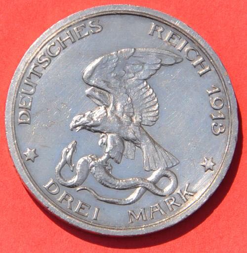 1913 Deutsche Mark  coin collectible - Main Image 2